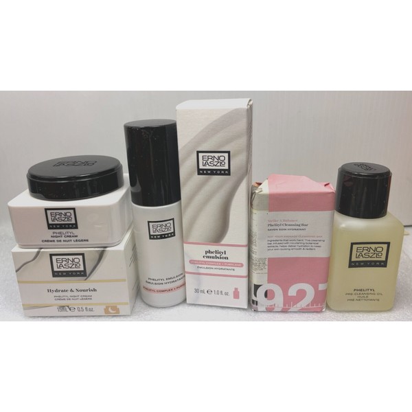 ERNO LASZLO PHELITYL Oil, Cleansing Bar, Night Cream, Emulsion **RARE