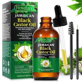 Al'iver Aliver Jamaican Black Castor Oil 4.04 Fl Oz. 100% Pure - 02/2026