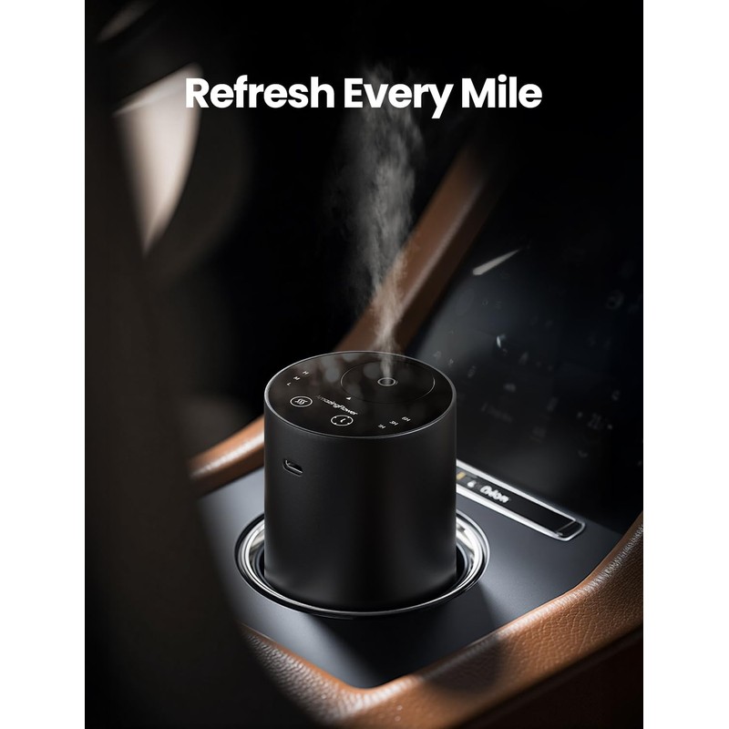 Waterless Essential Oil Diffuser, Rechargeable Scent Diffusers with 3 Mist