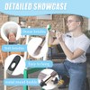 TRKETK 4 Pcs Paint Brushes for Walls Set Small Paint