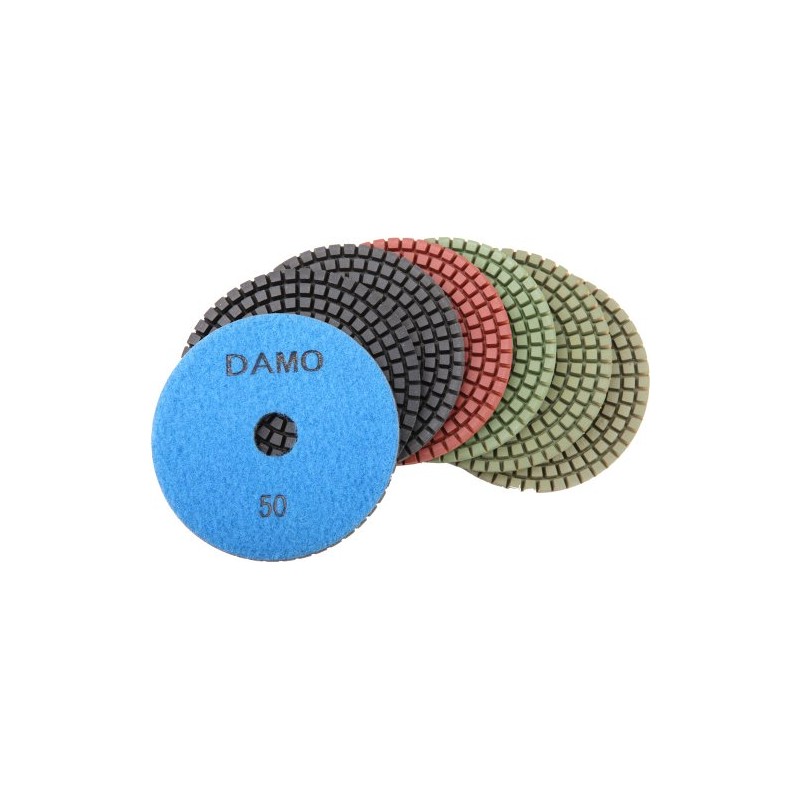 4" Extra Thick Wet Diamond Polishing Pads Set of 7