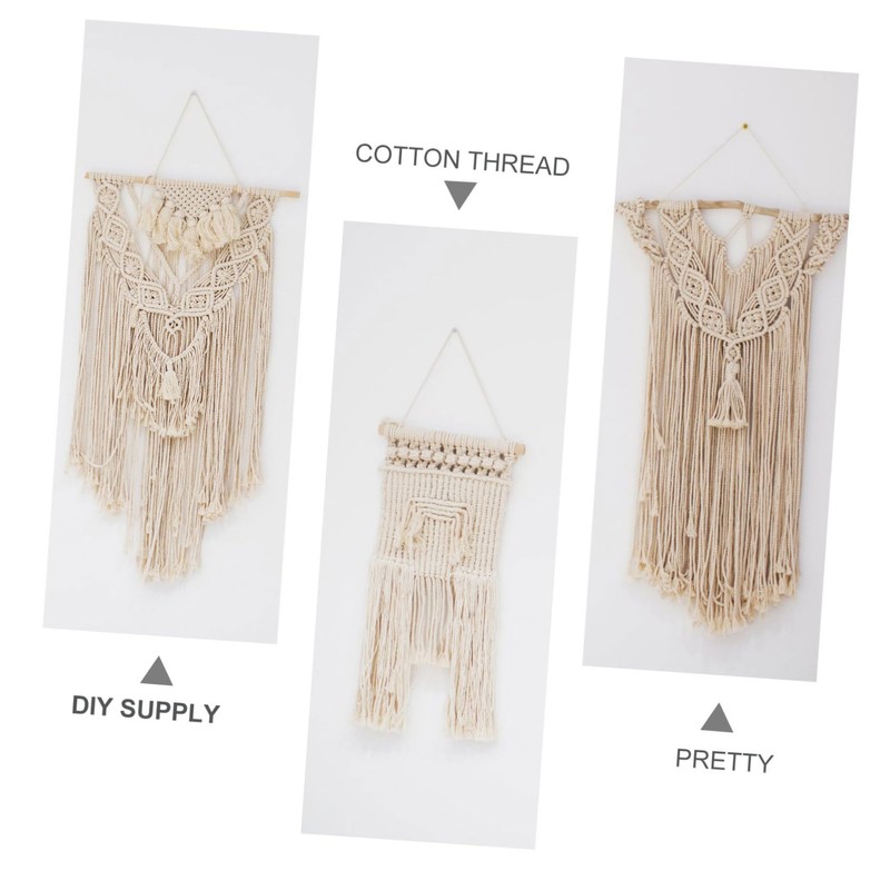 Alipis 109pcs Macrame Cord DIY Kit Dream Catcher Handmade Kit