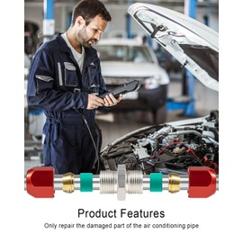 Air Conditioning Repair Splice Connector Kit for 5/8'', 3/8'', 1/2'' Aluminum Lines, Replace 800-640 800-641 800-642