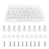 UFURMATE Hinge Dowel Inserts, 180 Pack Plastic Hinge Dowel Inserts