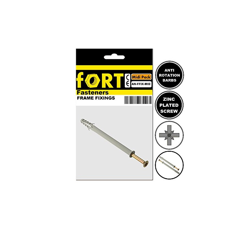 Merriway BH02847 (20 Pcs) Hammer Type Solid Wall Fixing with