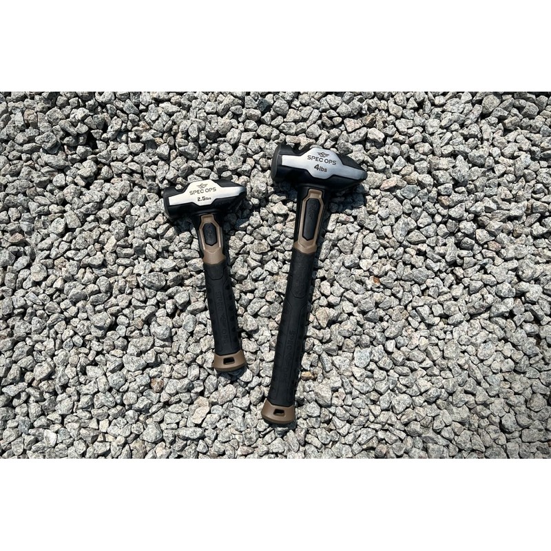 Spec Ops Tools Blacksmith Hammer, 4 lb Sledge hammer with