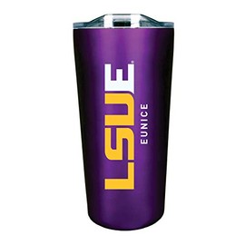 LSU Eunice Double Walled Soft Touch Tumbler, Design-1 - Purple