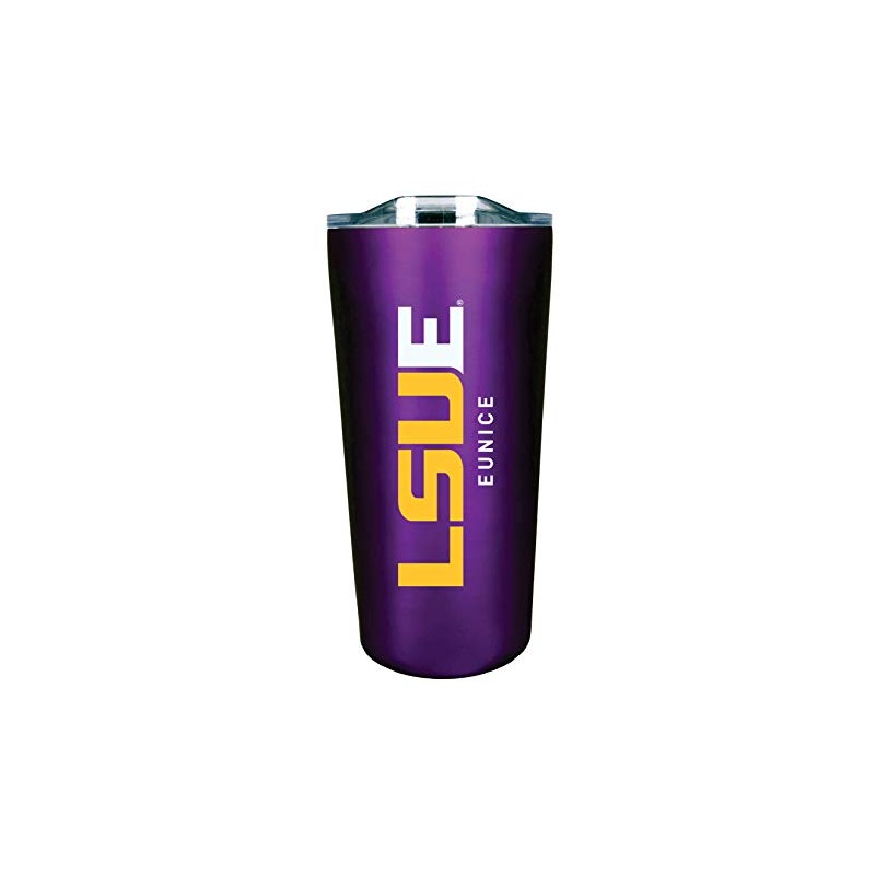 LSU Eunice Double Walled Soft Touch Tumbler, Design-1 - Purple