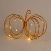 Lighted Wire Pumpkin for Fall Home Decor or Office Autumn