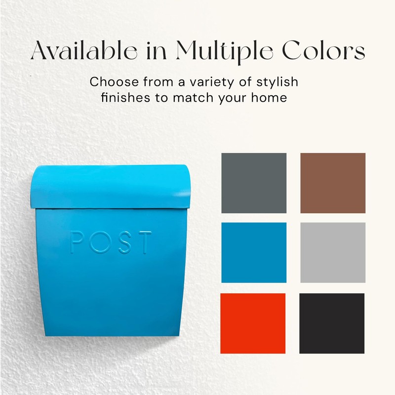 NACH Wall Mount Mailboxes for Outside, 12.75 x 10.75 x