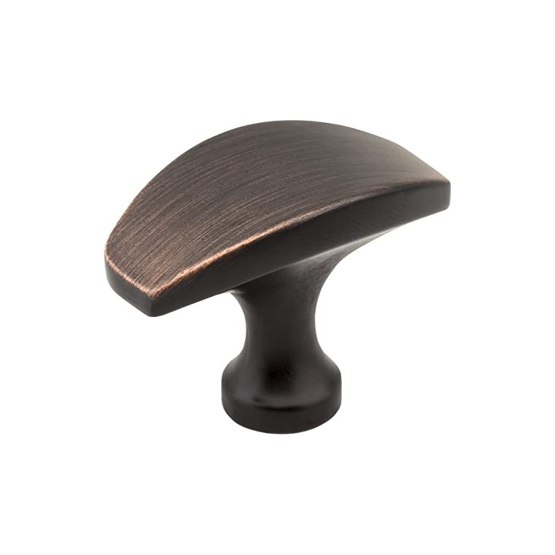 Elements 382DBAC Cosgrove Collection 1.5 Inch Rectangular Cabinet Knob, Brushed