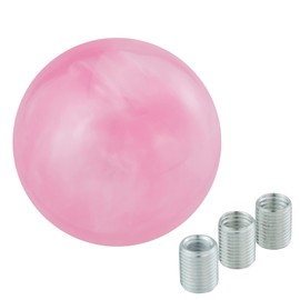 Temzzer Shift Gear knob Ball Shifter Stick Handle Resin Round Transmisson Stick Head for Most Manual Automatic Vehicles (Pink)