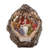Wowser Last Supper Religious Statue, Resin Stone Carved Design, 11.5