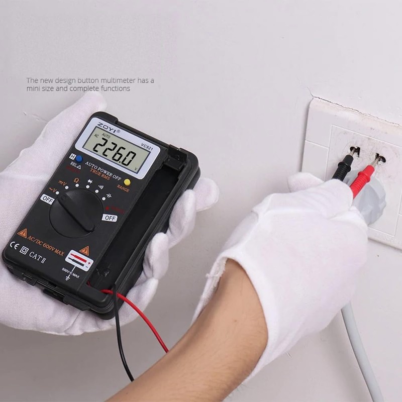 ZOYI VC921 (GENUINE) Pocket Digital Multimeter, 4000 Counts, True RMS,