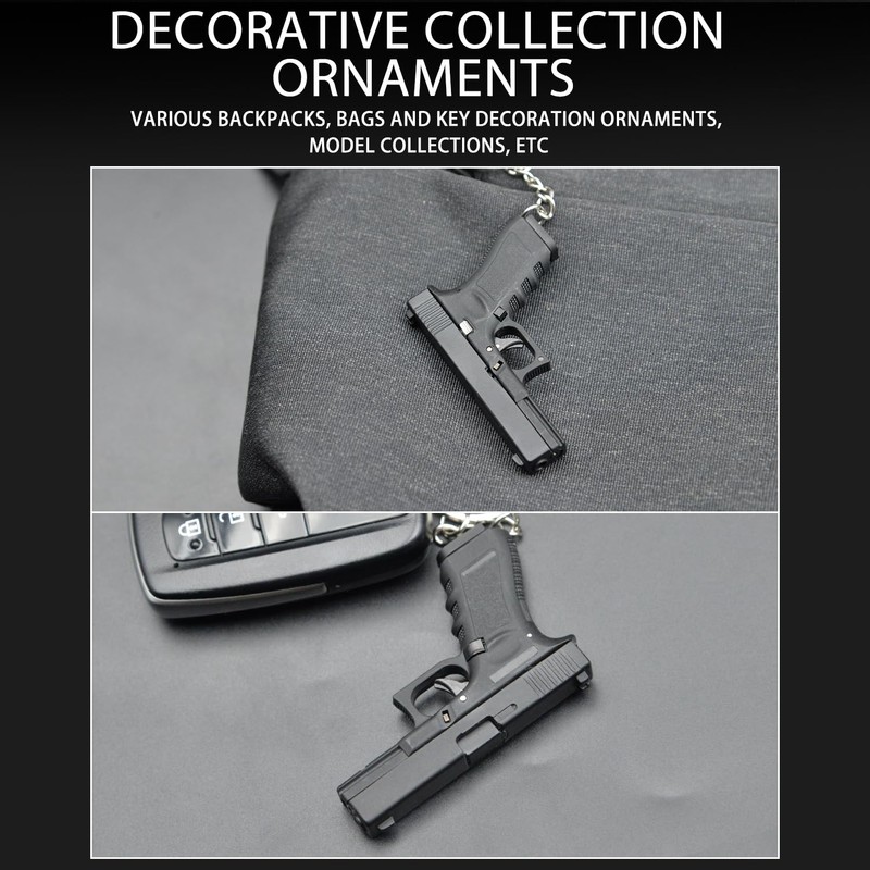 Alloy Empire Mini Pistol Keyring Model Tactical Pistol Shape Keyring
