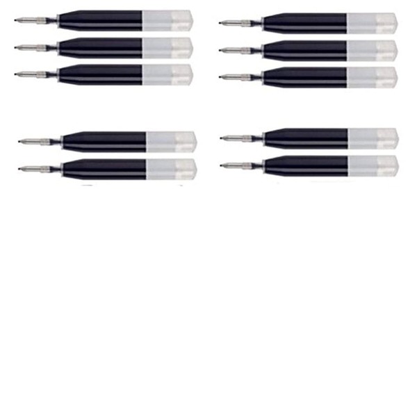 10 Black Cross Quality Intrepid Refill Cartridges for Cross ION, Gelicious, Vice, Roadster and Matrix Pens (Bulk Pack)