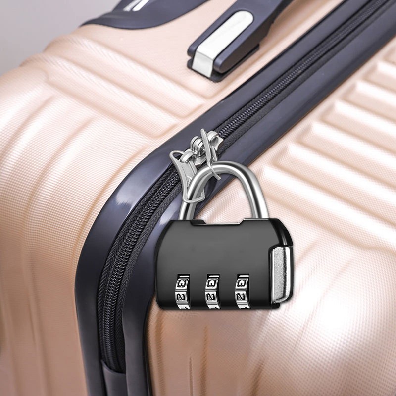 2 Pack Lock Combination Code 3 Digit Combination Lock Padlock