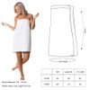 Turkish Linen Women’s Waffle Spa Body Wrap with Adjustable Closure