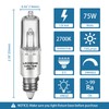 Lachesan Lachesan JDE11 120v 75w, E11 Halogen BulbReplacement E11 Led