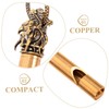Outanaya Copper Whistle for Emergency Survival Decorative Whistle for Camping