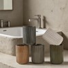 Ceramic Toothbrush Cup for Bathroom, Ceramic Toothbrush Holder, Toothpaste Organizer
