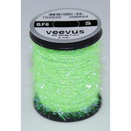 Veevus Small Body Fuzz #6 UV Chartreuse