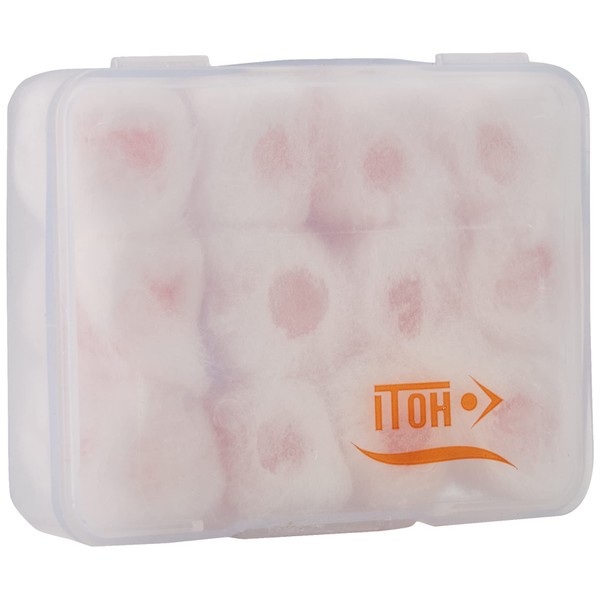 Queralto QVD-00064/06 Cotton Wax Earplugs 12 Units Comfortable and Malleable