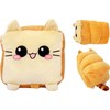 moodrush® Toast Cat / Bread Cat Plush Cushion | Cuddly