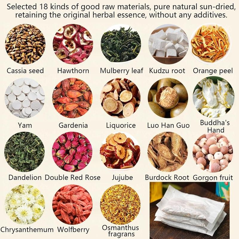 18 Flavors Liver Care Tea - Chinese Liver Cleanse Herbal
