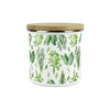 Purely Home Kitchen Herbs Storage Canister - White & Green