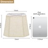 Rectangle Lamp Shades Set of 2, 10.5" x 10"x 13"