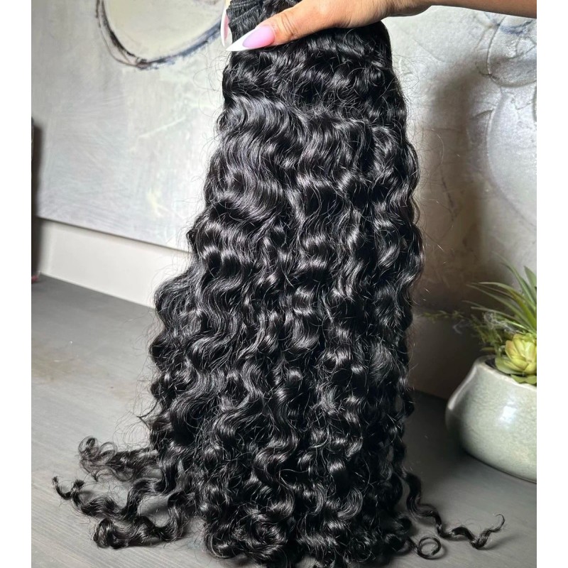 Unprocessed Raw Vietnamese Burmese Human Hair Bundles Full Cuticle Aligned