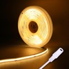 UVTaoYuan LED Strip Lights 24V COB LED Warm 3000K Super