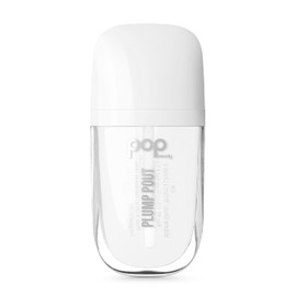 POP Beauty Plump Pout Clear Ice | Plumping Lip Oil, Hydrating Lip Gloss, Long Lasting Nourishing Lip Glow Oil Non-sticky