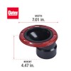 Level-Fit 43500 Offset Toilet Flange, 3 X 4 in, ABS