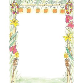 Great Papers! Luau Letterhead, 80 Count, 8.5"x11" (2014261)