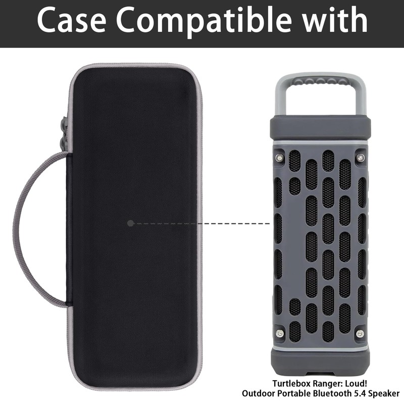 Flaxune Hard Storage Case for Turtlebox Ranger Bluetooth 5.4 Speaker