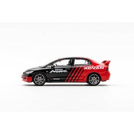 DIECASTTEAM 1/64 Honda Civic Type-R FD2 ADVAN Complete Product