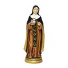 DRW 20cm Hand Painted Resin Santa Eduviges Figurine