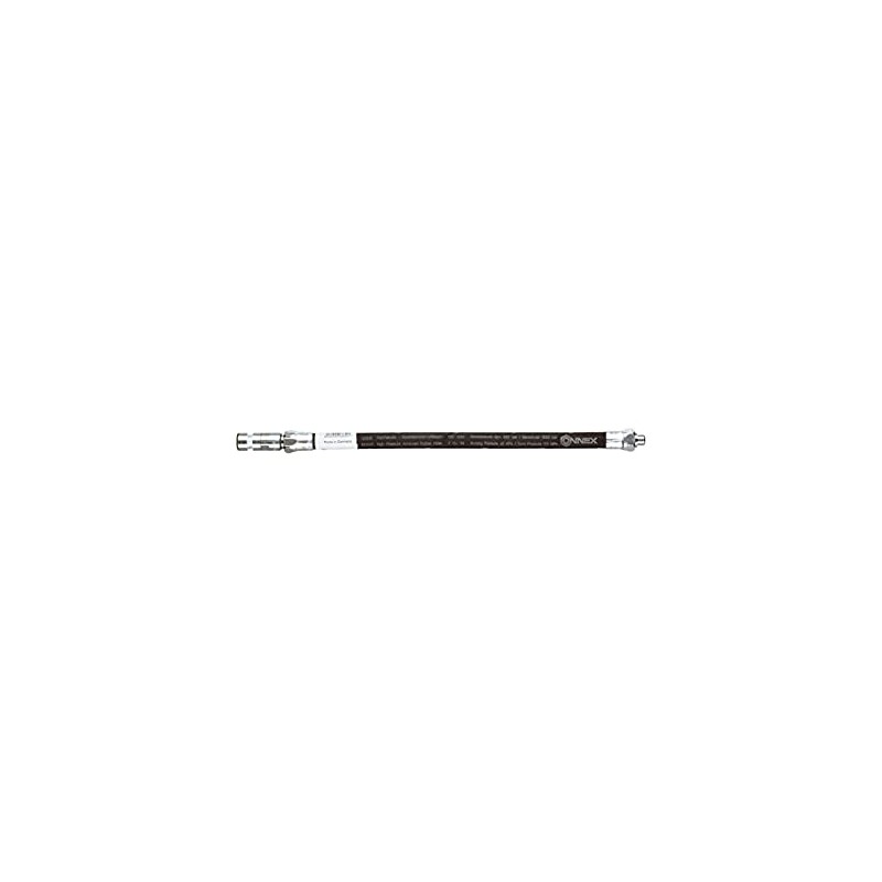 Connex COX591305 High-Pressure Reinforced Rubber Hose, Silver/Black, 300 mm