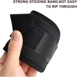 Nv Wang Ankle Straps, Foot Straps, 2 Foot Straps, Foot Straps, D-Ring Ankle Sleeves, One Leg Training Device for All (Black)
