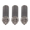 3PCS Hardened Steel Nozzles High Flow Nozzle Kit 3D Printer