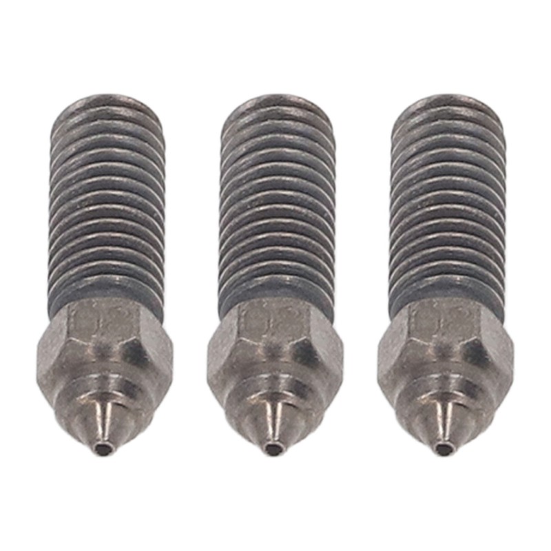 3PCS Hardened Steel Nozzles High Flow Nozzle Kit 3D Printer