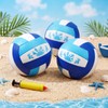 Leitee 3 Pcs 8.5 Inch Waterproof Soft Beach Volleyball Swimming
