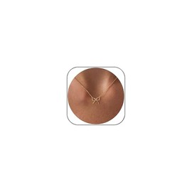 Gold Bow Necklace for Women 14K Dainty Gold Necklace Cute Small Cubic Zirconia Bow Pendant Choker Chain Necklace Trendy Necklaces for Women Gold Jewelry Gift (Gold 2)