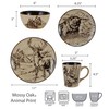 Mossy Oak Animal Print 16 Piece Dinnerware Set, Service for