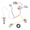 Electric Guitar Wiring Harness Kit 3 Way Toggle Switch 500K