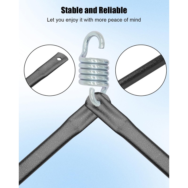 33.5"/85cm Bronze Garden Swing Replacement Bars for Safely Connecting The