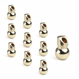 DCYCBTH 10 PCS M6 12MM Brass Ball Coolant Nozzles Screw Lock for Cnc Lathes, Milling Machines, Machine Tools, Stone Bending Machines And Jewelry Carving Machines Brass Ball Coolant Nozzles