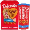 Delectables Squeeze Up Creamy Squeezable Puree, Lickable Wet Cat Treats,